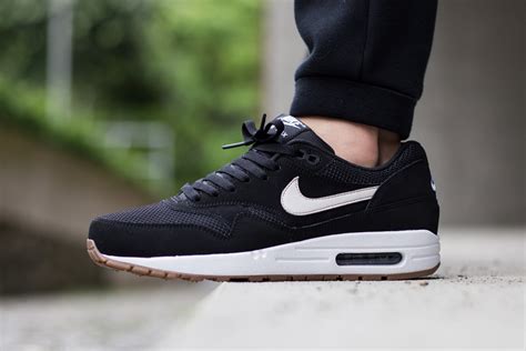 nike air max 1 - sneakers - zwart/gum|nike air max 1 men's.